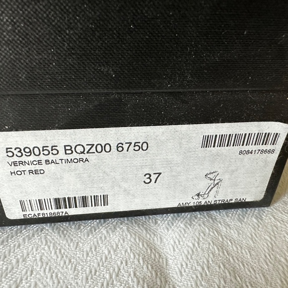 Saint Laurent Vernice Baltimora High Heeled Sandal, Hot Red, 37 - Picture 3 of 16